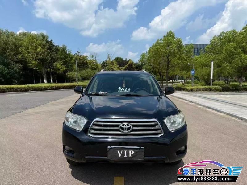 12年丰田汉兰达轿车抵押车出售