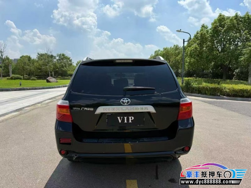 12年丰田汉兰达轿车抵押车出售