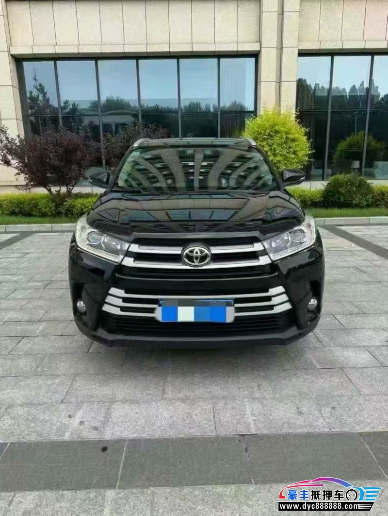 19年丰田汉兰达轿车抵押车出售