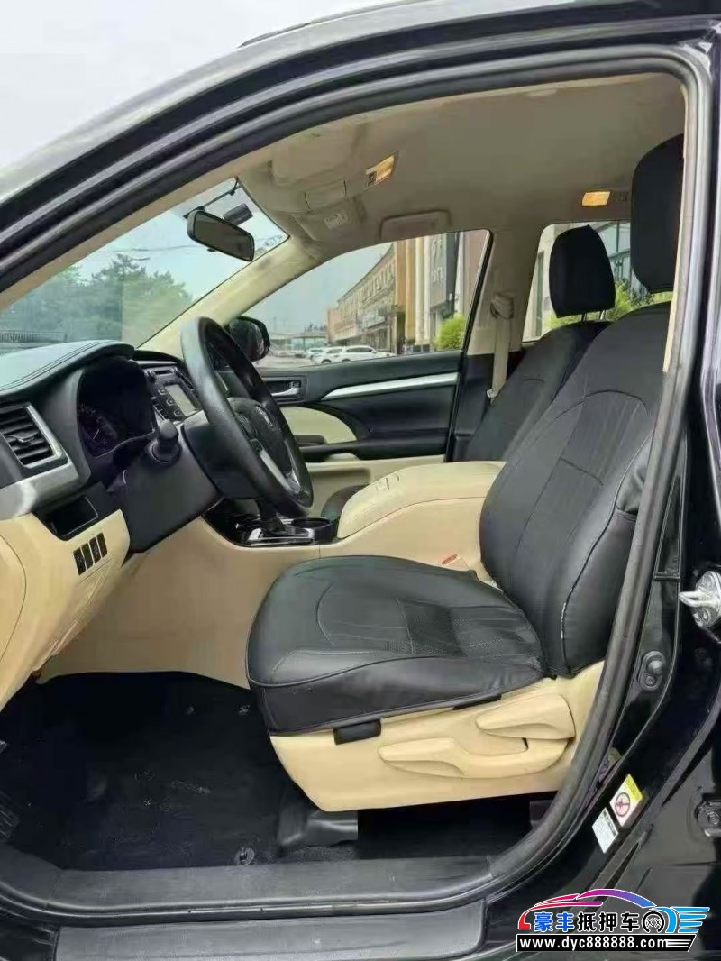 19年丰田汉兰达轿车抵押车出售