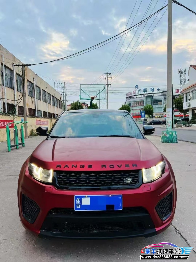 12年路虎揽胜极光轿车抵押车出售