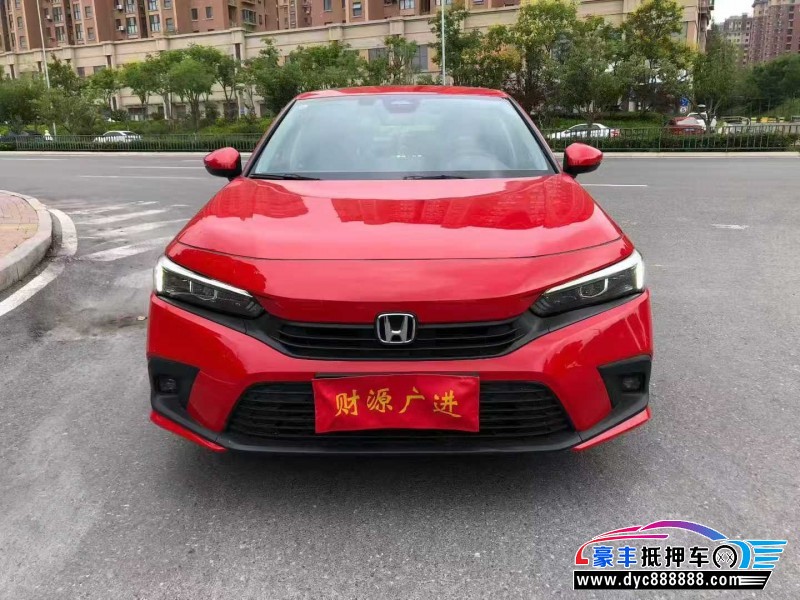 22年本田思域轿车抵押车出售