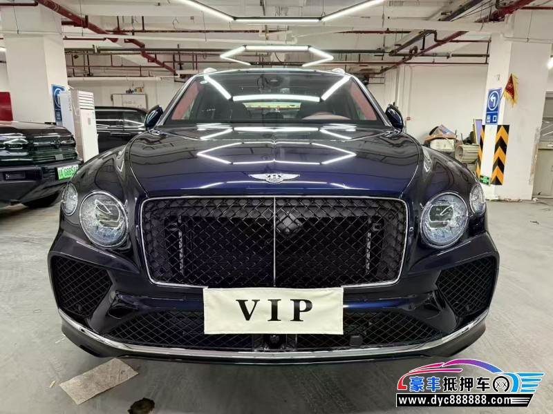 25年宾利添越轿车抵押车出售