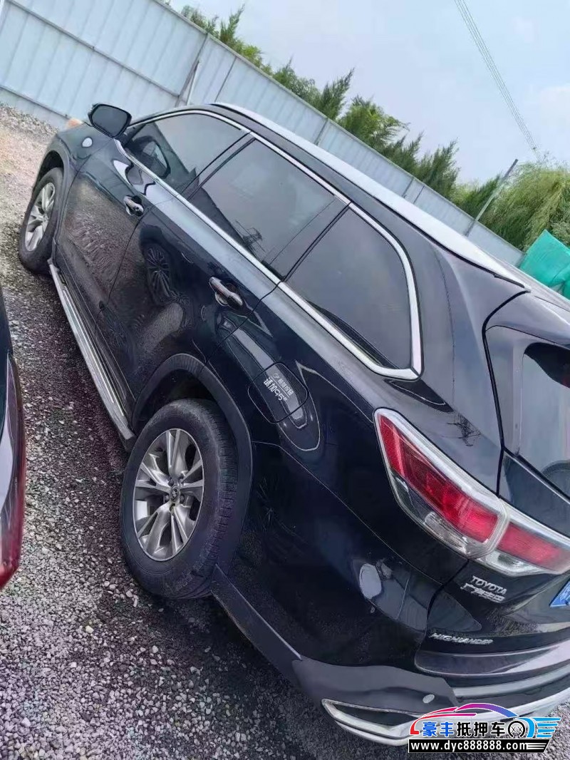 16年丰田汉兰达SUV抵押车出售