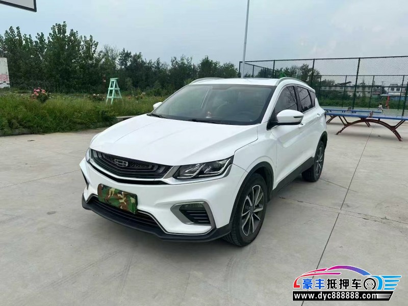 21年吉利缤越轿车抵押车出售