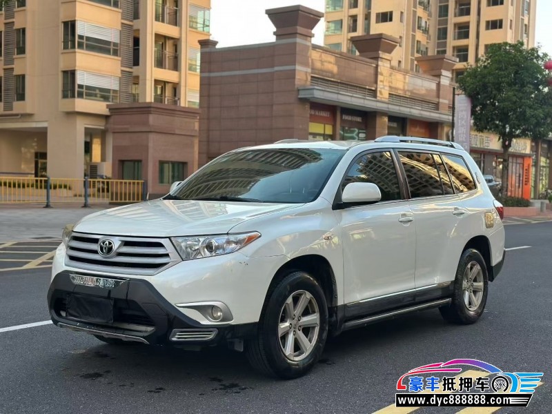 14年丰田汉兰达轿车抵押车出售