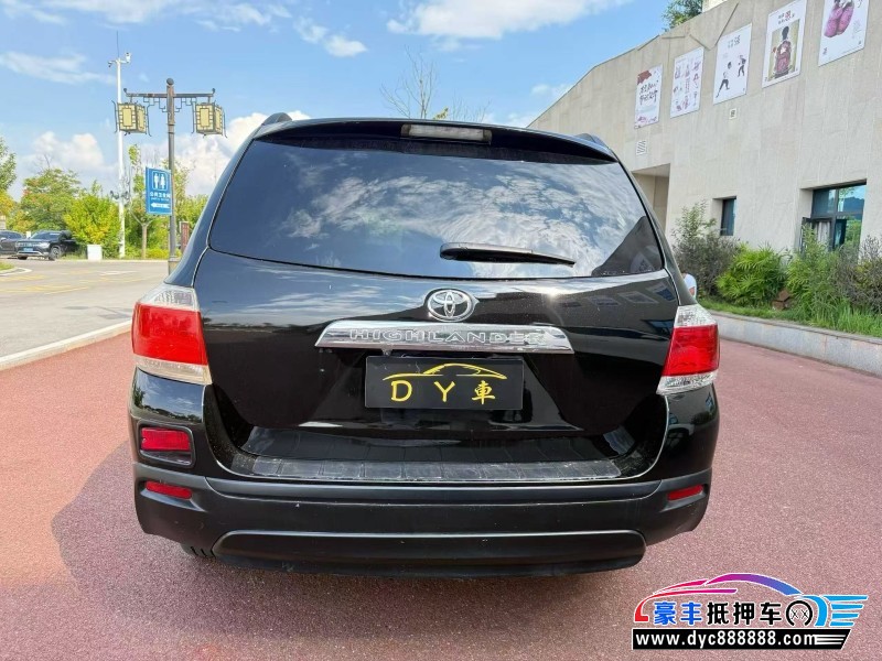 15年丰田汉兰达轿车抵押车出售