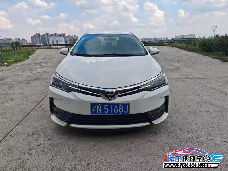 19年丰田卡罗拉轿车抵押车出售