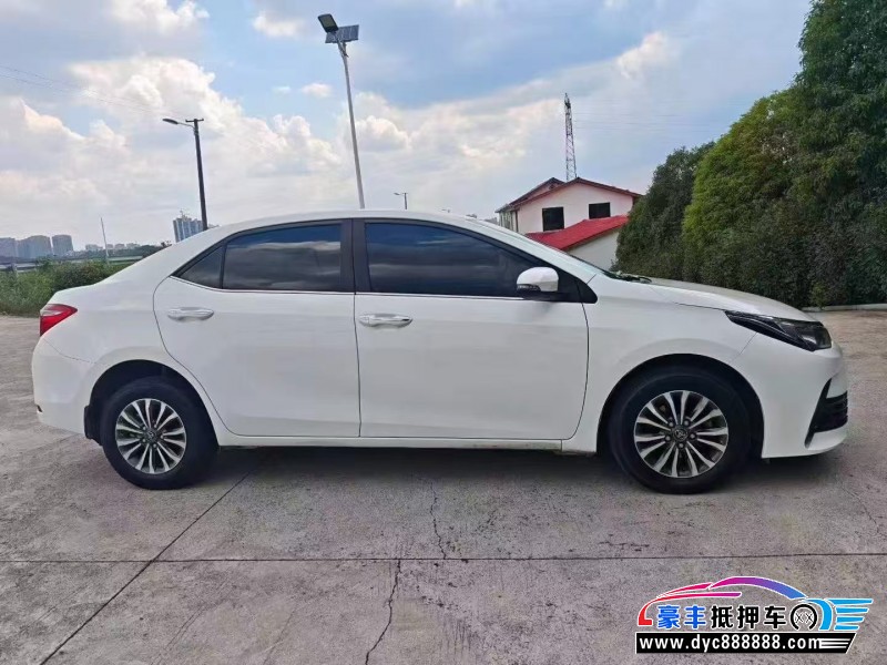 19年丰田卡罗拉轿车抵押车出售