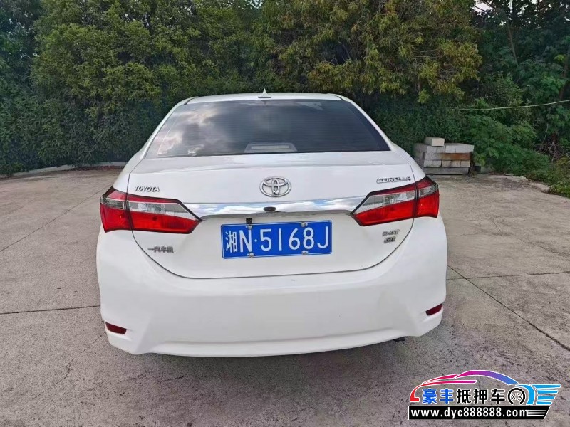 19年丰田卡罗拉轿车抵押车出售