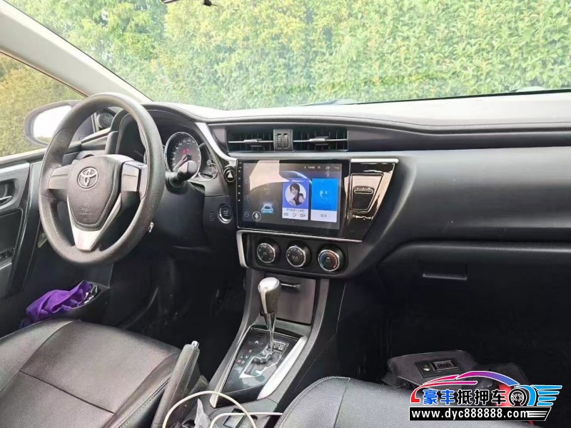 19年丰田卡罗拉轿车抵押车出售