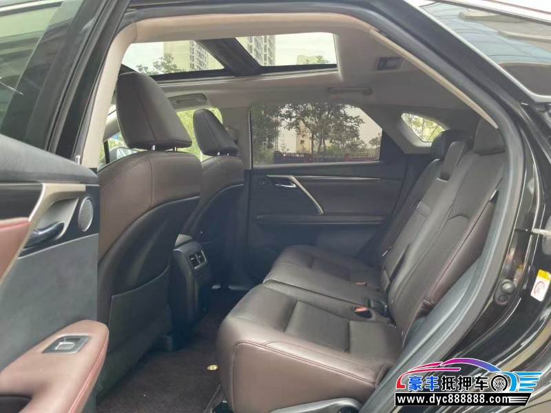 20年雷克萨斯RX轿车抵押车出售