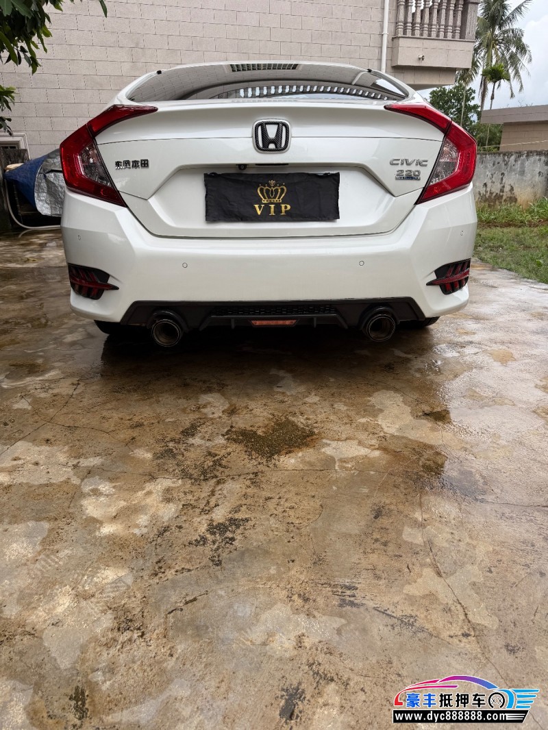 19年本田思域轿车抵押车出售