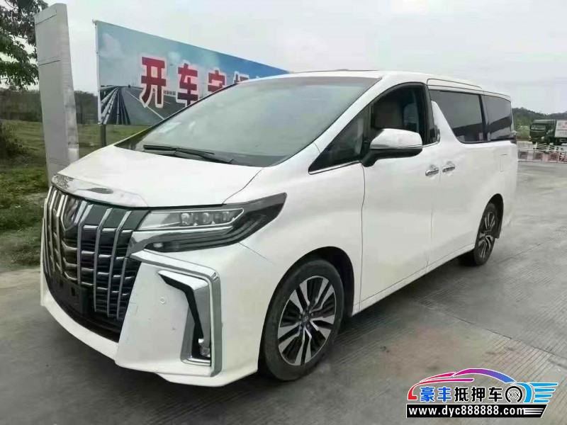 18年丰田埃尔法轿车抵押车出售