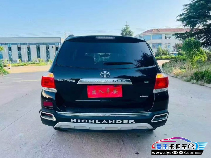 14年丰田汉兰达轿车抵押车出售