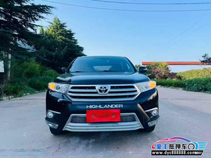 14年丰田汉兰达轿车抵押车出售