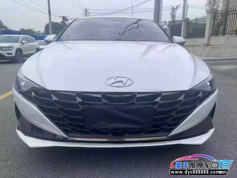 23年现代伊兰特轿车抵押车出售