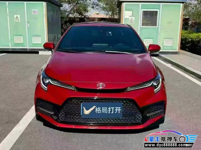 21年丰田雷凌轿车抵押车出售