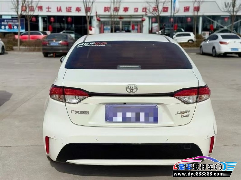 20年丰田雷凌轿车抵押车出售