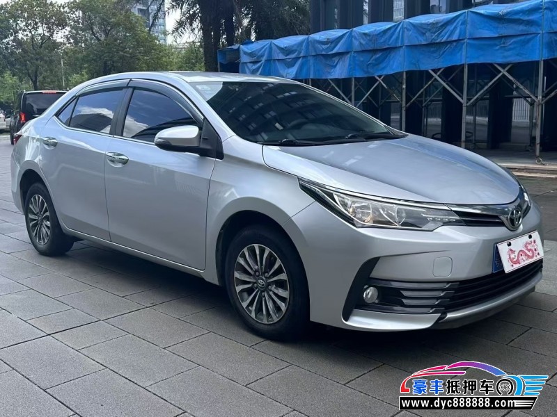 18年丰田卡罗拉轿车抵押车出售