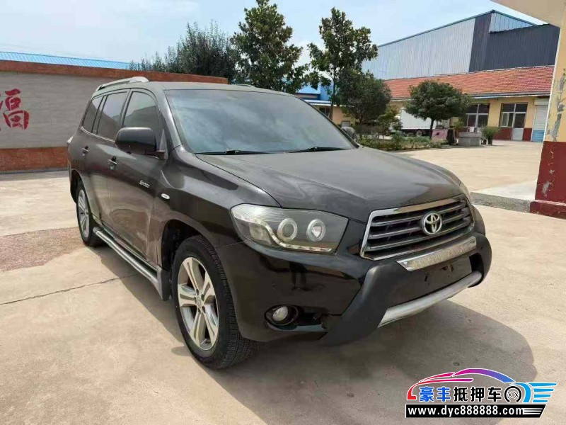 11年丰田汉兰达轿车抵押车出售