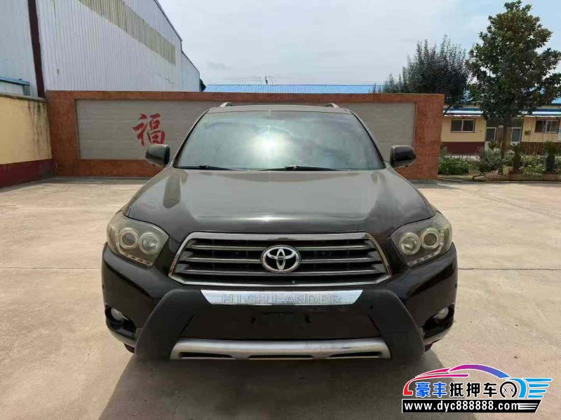 11年丰田汉兰达轿车抵押车出售