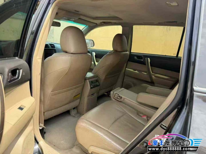 11年丰田汉兰达轿车抵押车出售