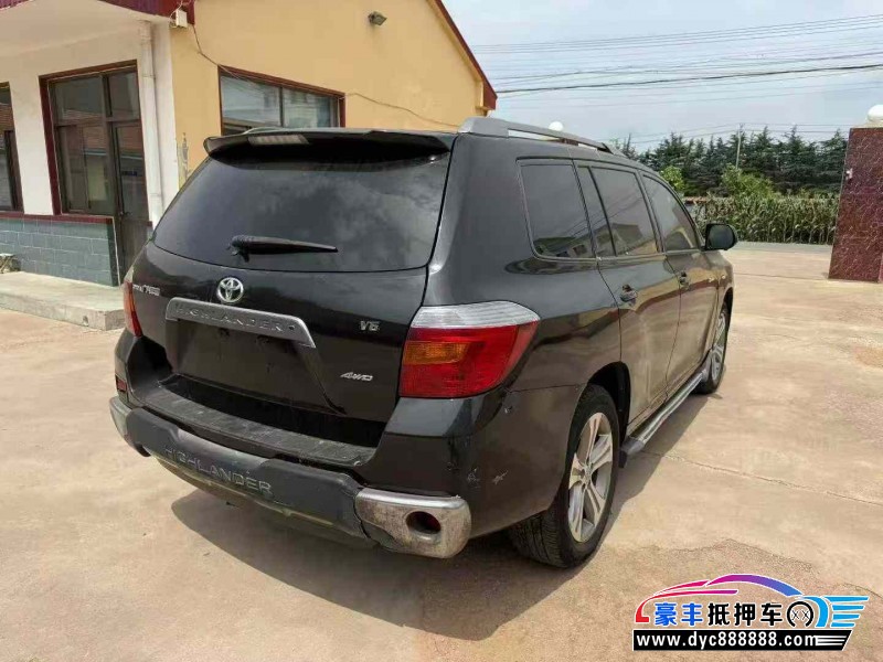 11年丰田汉兰达轿车抵押车出售