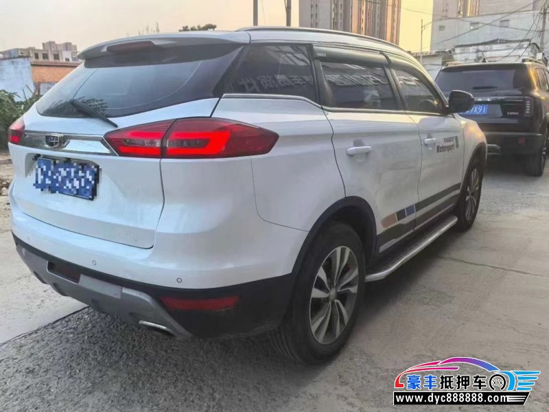 18年吉利博越轿车抵押车出售