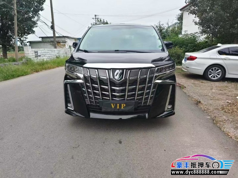 17年丰田埃尔法轿车抵押车出售