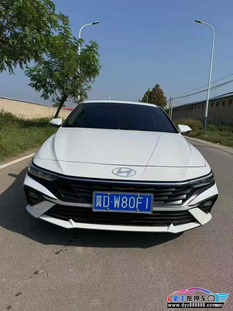 23年现代伊兰特轿车抵押车出售