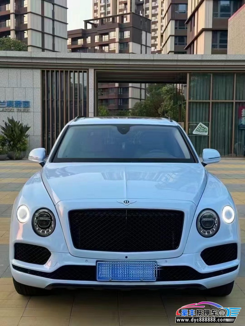 18年宾利添越轿车抵押车出售