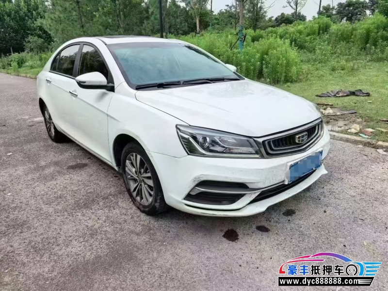 19年吉利帝豪轿车抵押车出售