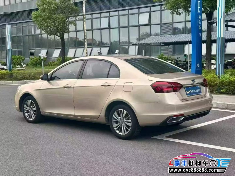 19年吉利帝豪轿车抵押车出售