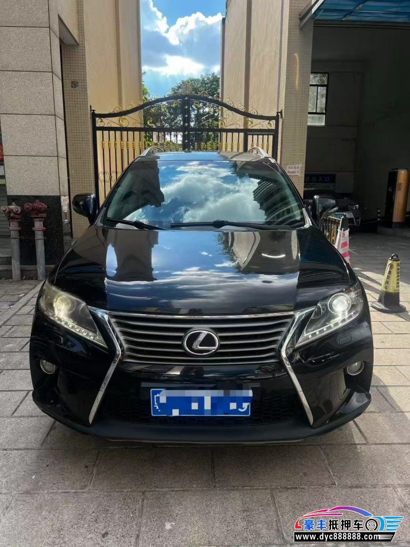 14年雷克萨斯RX轿车抵押车出售