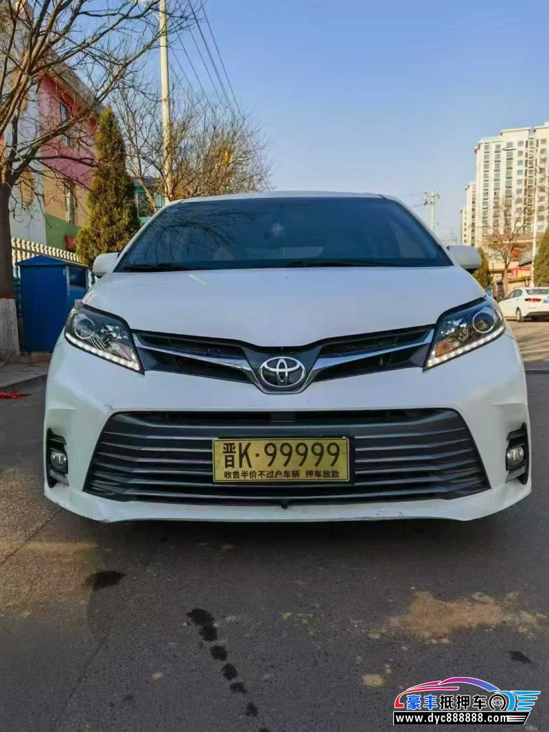 18年丰田塞纳轿车抵押车出售