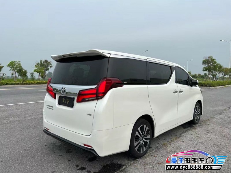 19年丰田埃尔法轿车抵押车出售