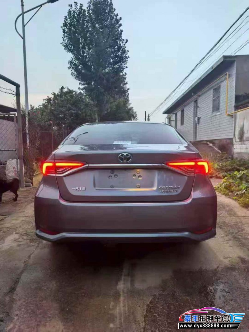 21年丰田卡罗拉轿车抵押车出售