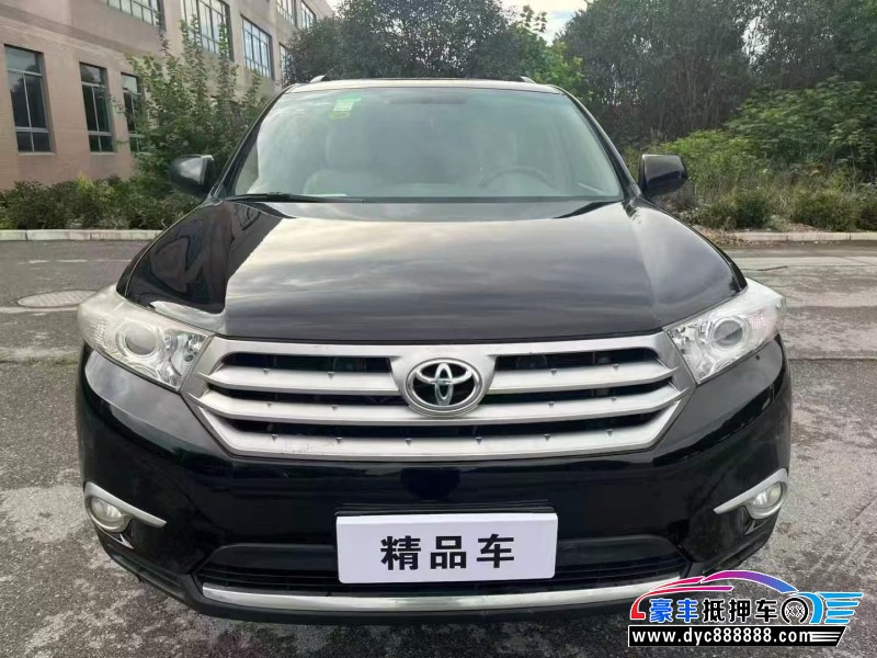 14年丰田汉兰达轿车抵押车出售