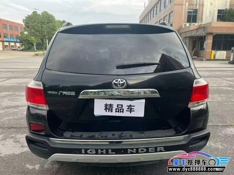 14年丰田汉兰达轿车抵押车出售