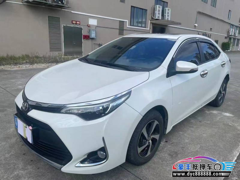 18年丰田雷凌轿车抵押车出售