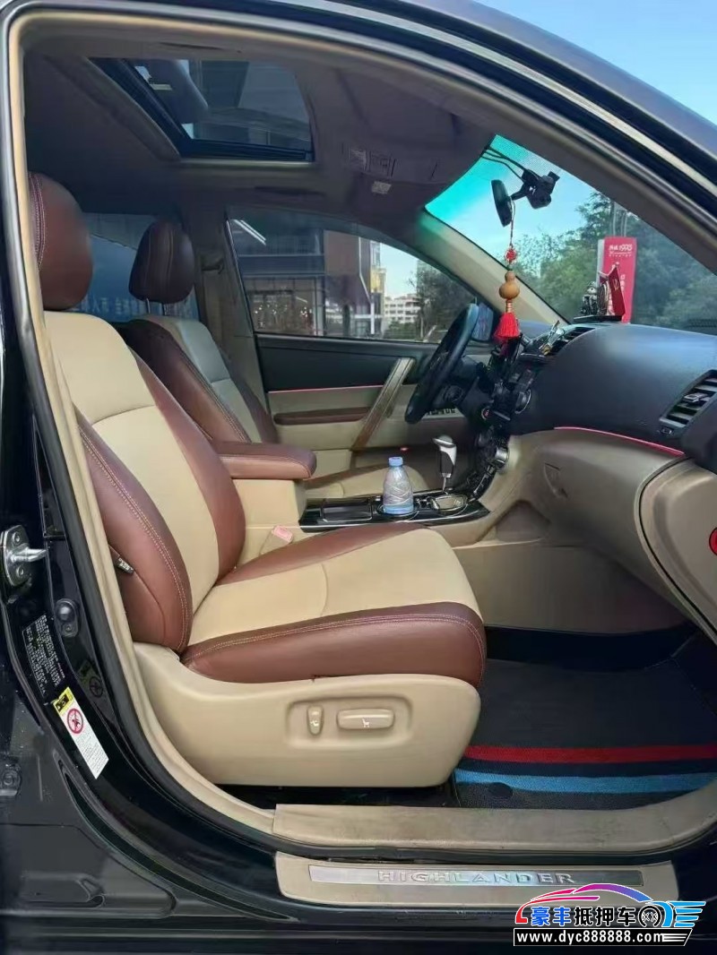 11年丰田汉兰达轿车抵押车出售