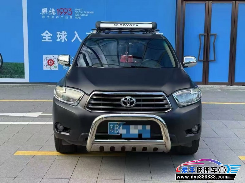 11年丰田汉兰达轿车抵押车出售