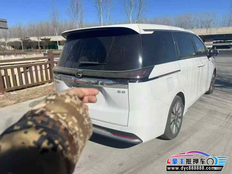 25年传祺e8轿车抵押车出售