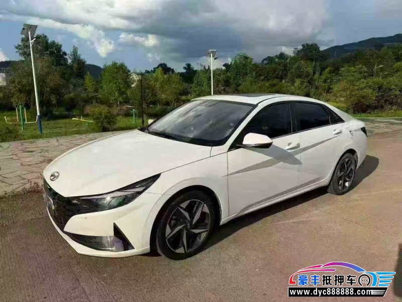 23年现代伊兰特轿车抵押车出售