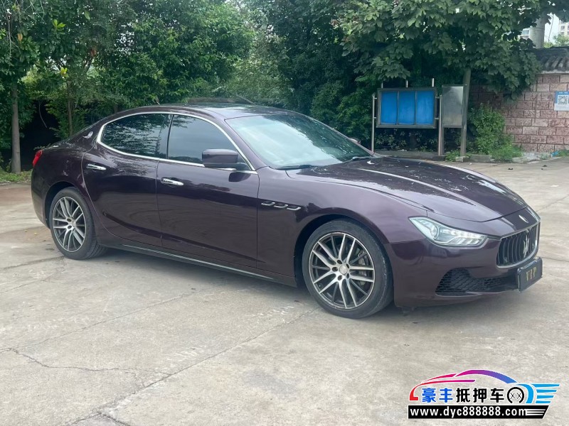 15年玛莎拉蒂Ghibli轿车抵押车出售
