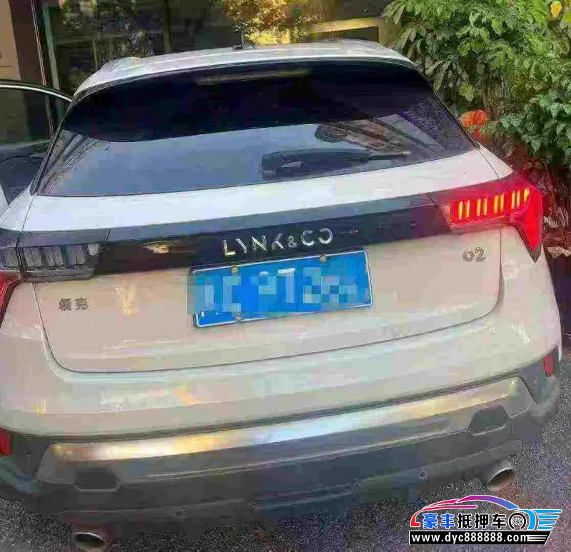 19年领克02轿车抵押车出售