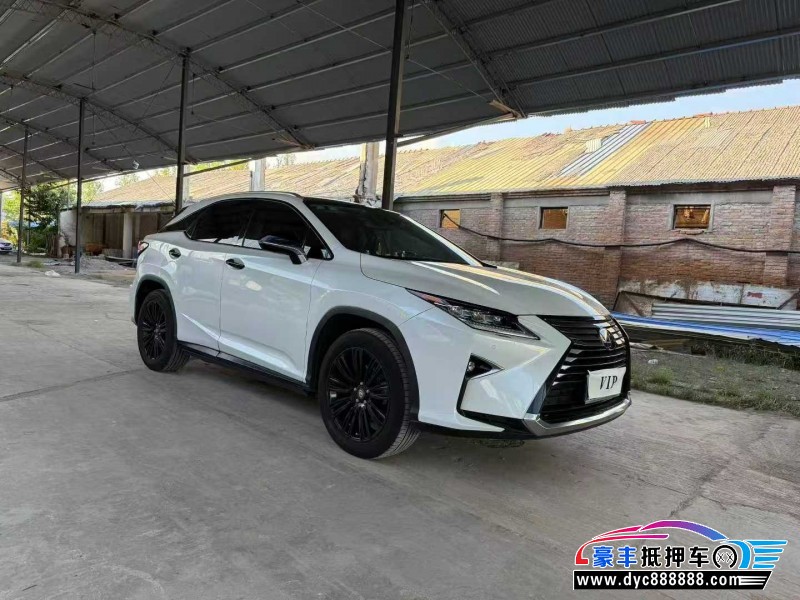 17年雷克萨斯RX轿车抵押车出售