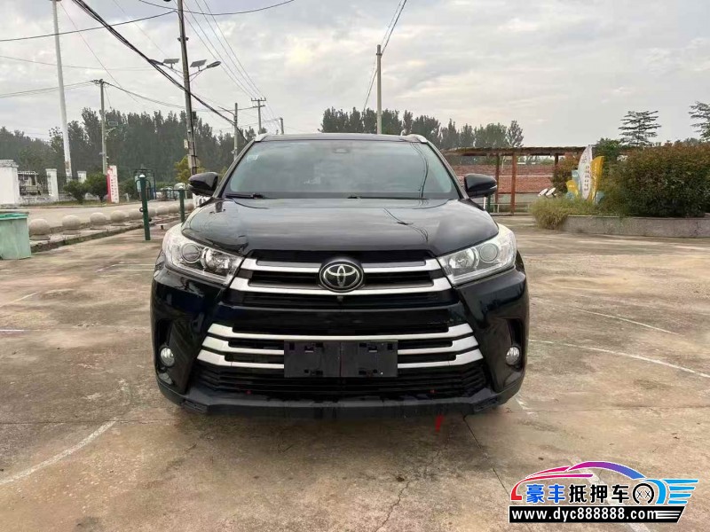 19年丰田汉兰达轿车抵押车出售