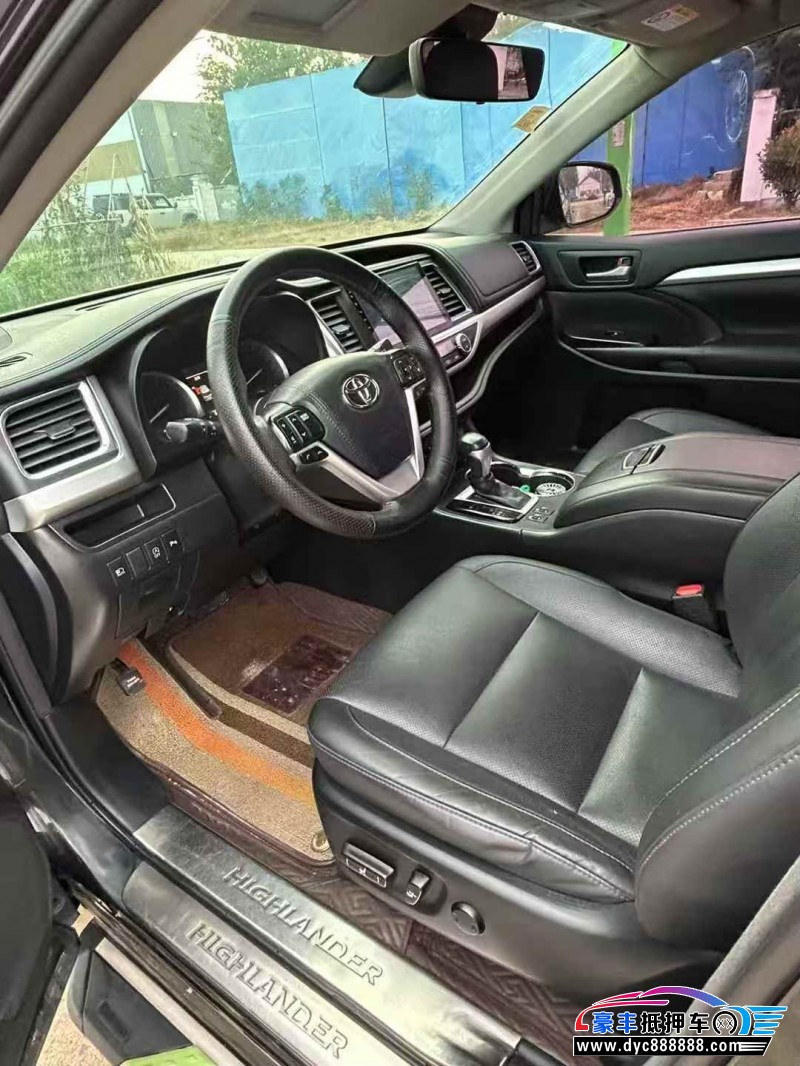 19年丰田汉兰达轿车抵押车出售